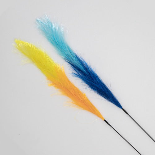 Long feather Cat Toy (2pcs)