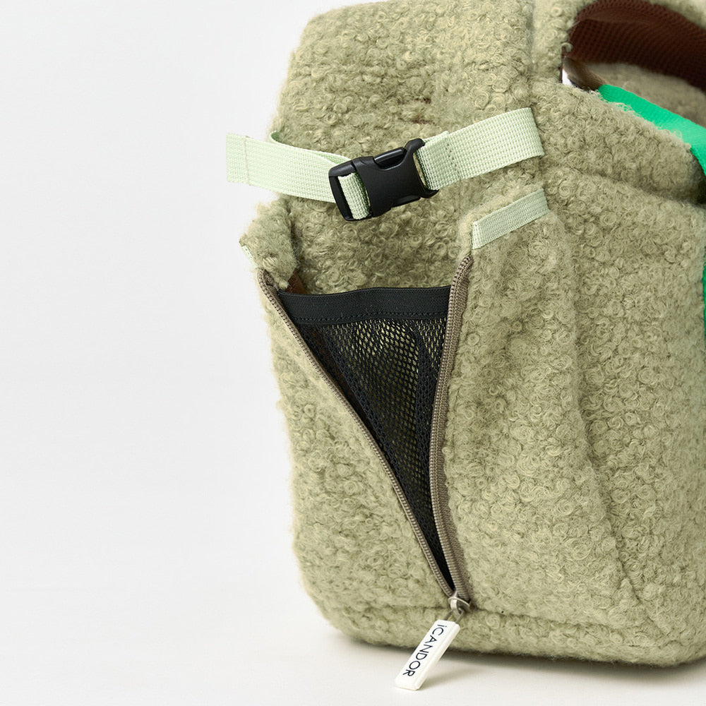 PEEK-A-BOO Pet Sling Bag (Rustic Olive)