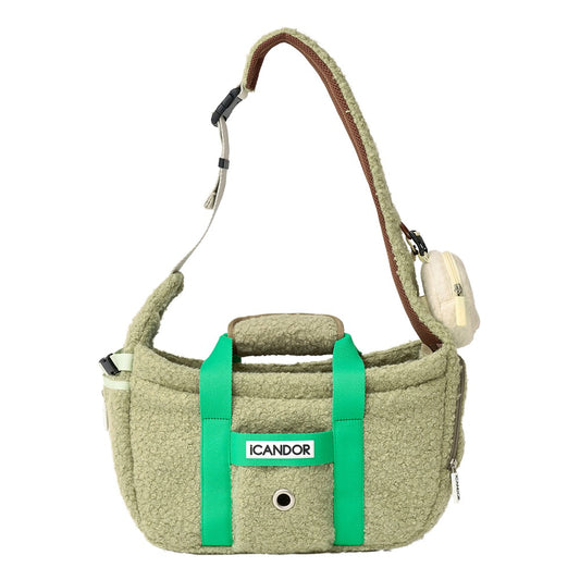 PEEK-A-BOO Pet Sling Bag (Rustic Olive)