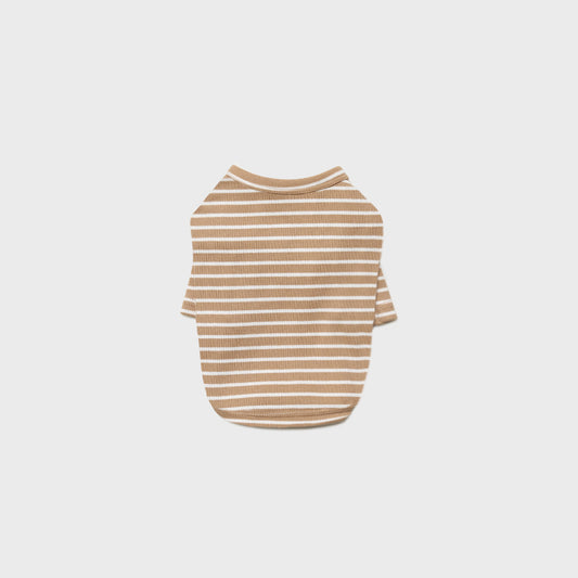 Striped T-Shirt Beige Preorder