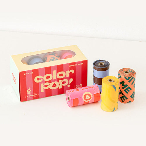 Color Pop Poop Bag (120pcs)