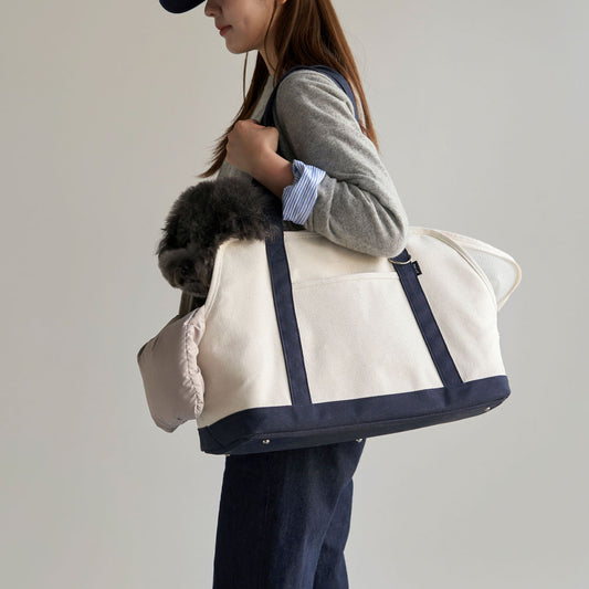 Canvas Carry Bag 3 (Navy)