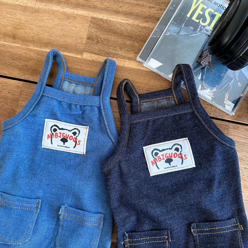 Denim Pocket Onesie (2 colors)