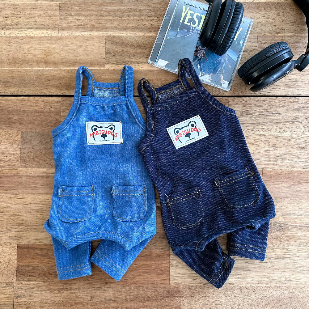 Denim Pocket Onesie (2 colors)