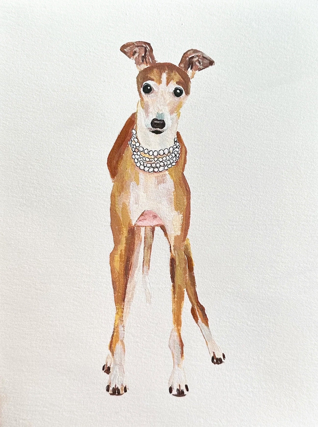 Hand-Painted Pet Portrait