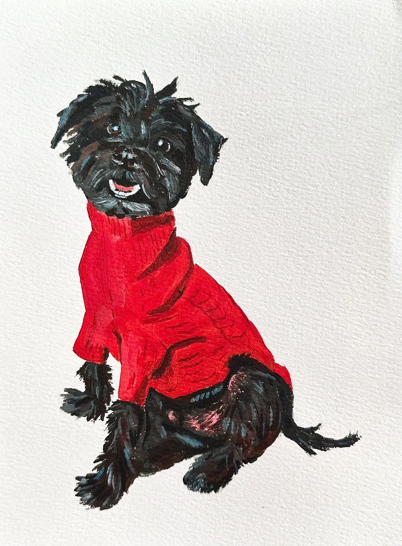 Hand-Painted Pet Portrait