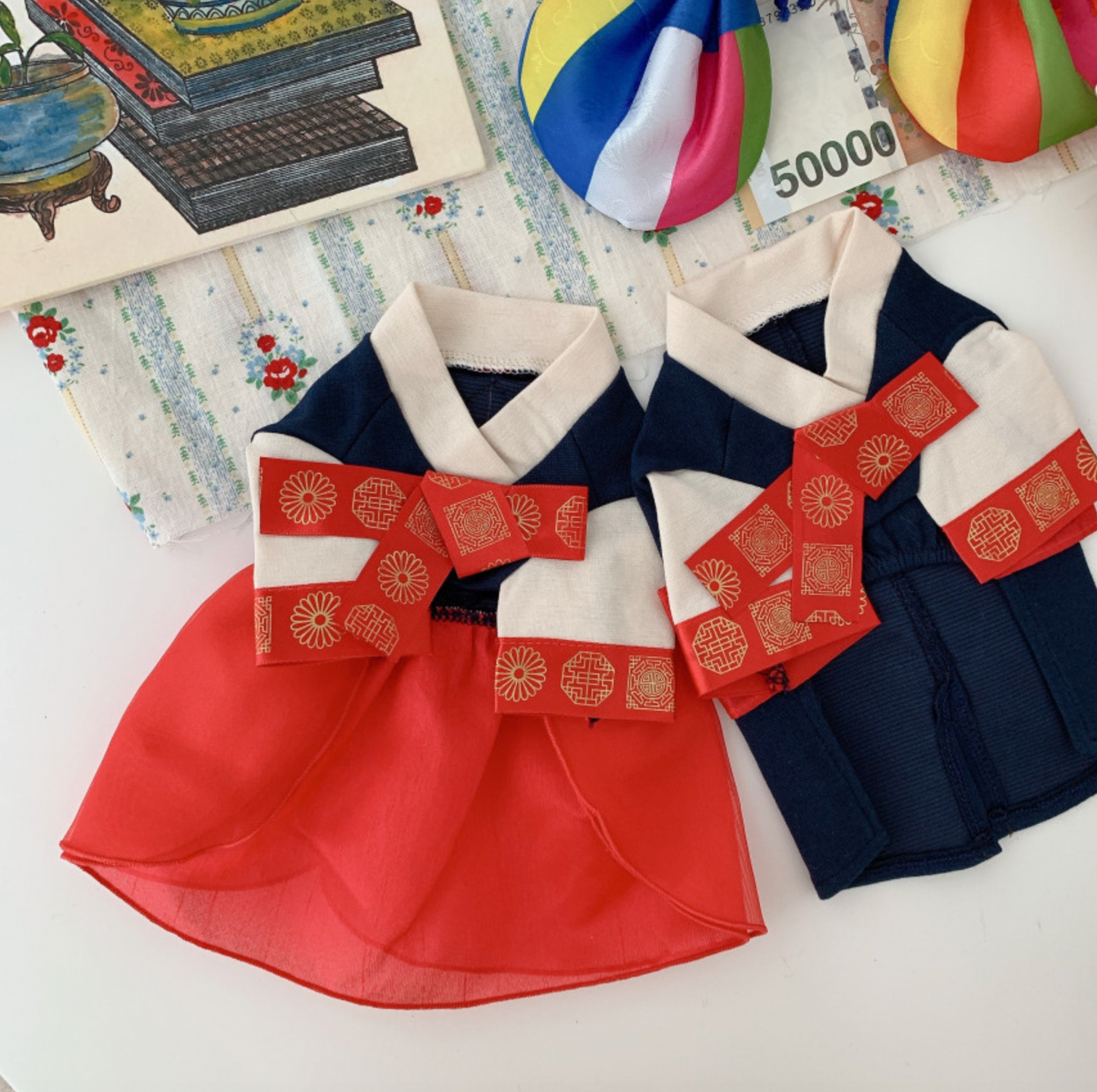 Modernized Tassel Hanbok (2 colors)