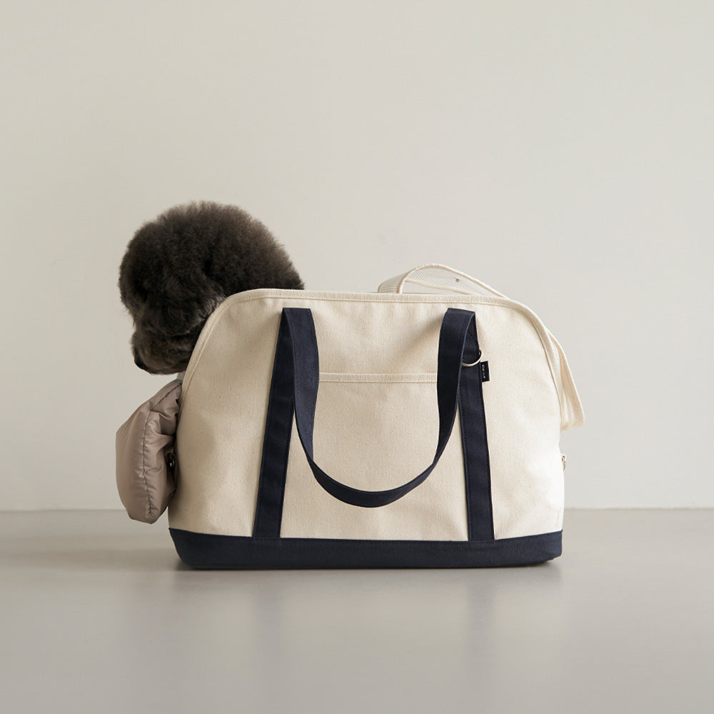 Canvas Carry Bag 3 (Navy)