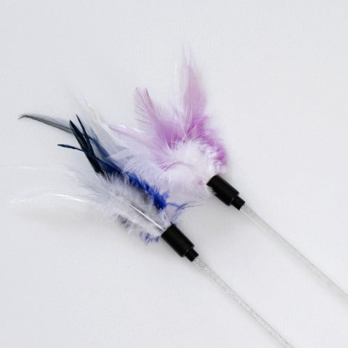 Soft Feather Cat Toy (2pcs)