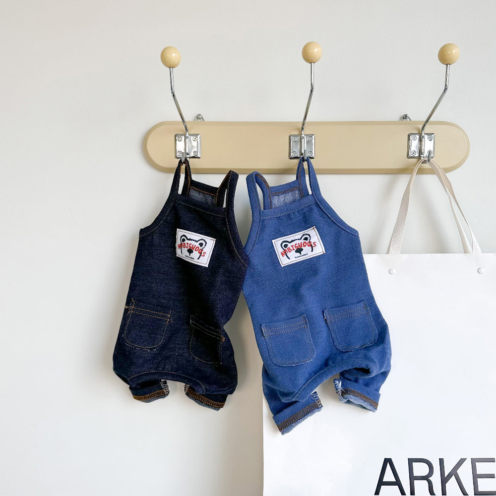 Denim Pocket Onesie (2 colors)