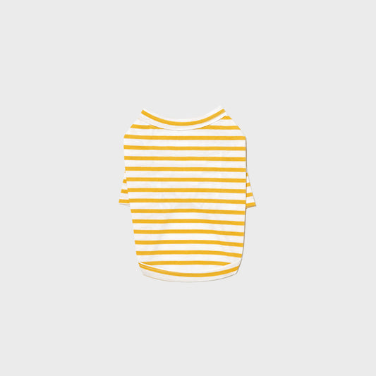 Striped Tee Mustard