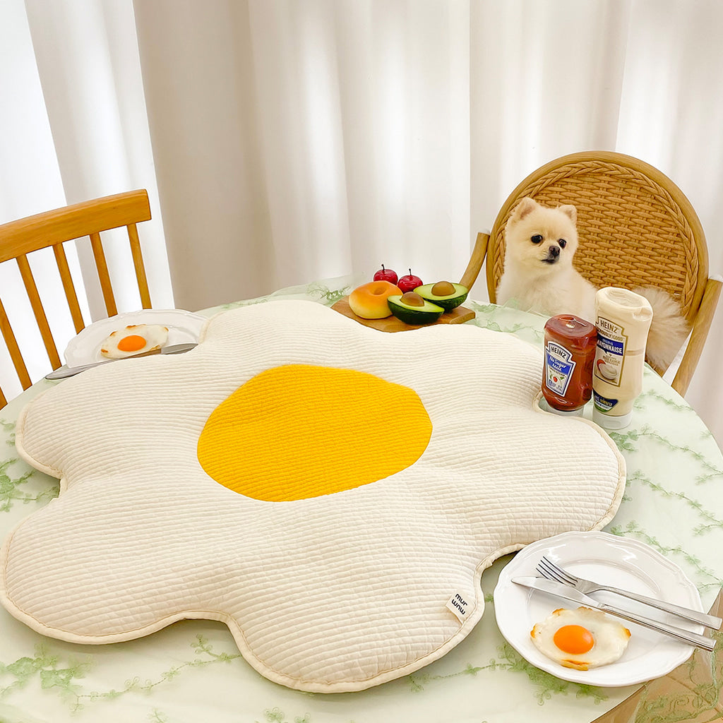 Fried Egg Cushion Mat