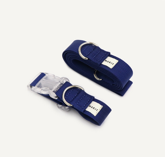 Makit Cobalt Blue Collar & Leash Set